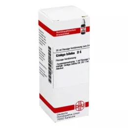 GINKGO BILOBA Diluição D 6, 20 ml