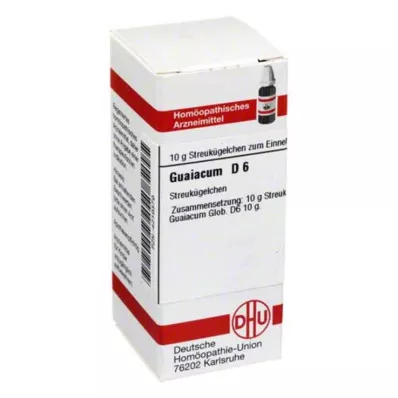 GUAIACUM D 6 glóbulos, 10 g