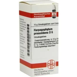 HARPAGOPHYTUM PROCUMBENS D 6 glóbulos, 10 g