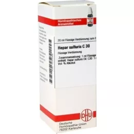 HEPAR SULFURIS Diluição C 30, 20 ml