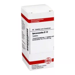 IPECACUANHA D 12 Comprimidos, 80 Cápsulas