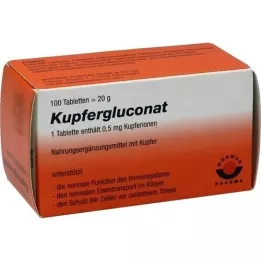 KUPFERGLUCONAT Comprimidos, 100 unidades