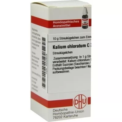 KALIUM CHLORATUM C 30 glóbulos, 10 g