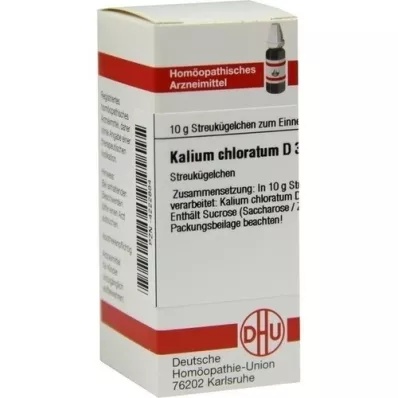 KALIUM CHLORATUM D 30 glóbulos, 10 g