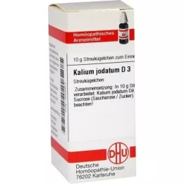 KALIUM JODATUM D 3 glóbulos, 10 g