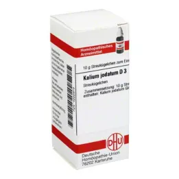 KALIUM JODATUM D 3 glóbulos, 10 g