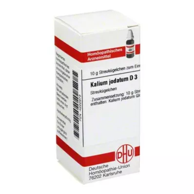 KALIUM JODATUM D 3 glóbulos, 10 g KALIUM JODATUM D 3 glóbulos, 10 g