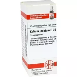 KALIUM JODATUM D 30 glóbulos, 10 g