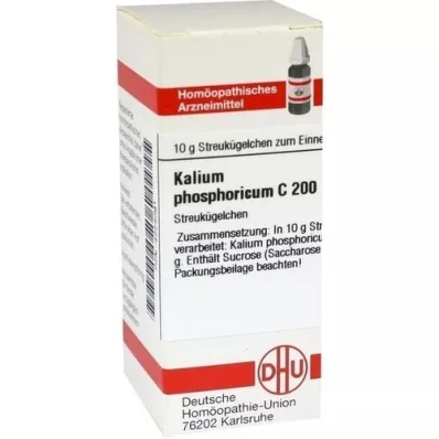 KALIUM PHOSPHORICUM C 200 glóbulos, 10 g