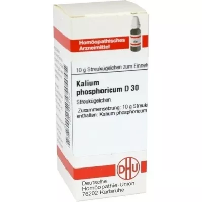 KALIUM PHOSPHORICUM D 30 glóbulos, 10 g