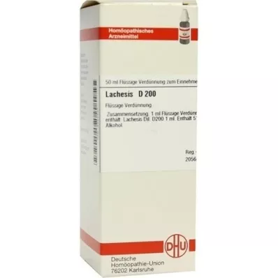 LACHESIS Diluição D 200, 50 ml