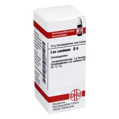 LAC CANINUM D 6 glóbulos, 10 g LAC CANINUM D 6 glóbulos, 10 g