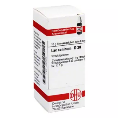 LAC CANINUM D 30 glóbulos, 10 g LAC CANINUM D 30 glóbulos, 10 g