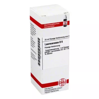 LAUROCERASUS Diluição D 6, 20 ml LAUROCERASUS Diluição D 6, 20 ml