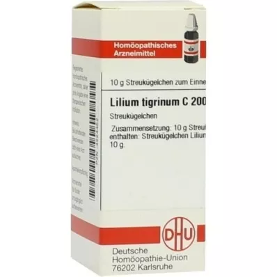 LILIUM TIGRINUM C 200 glóbulos, 10 g
