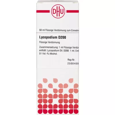 LYCOPODIUM Diluição D 200, 50 ml