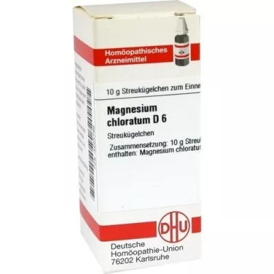 MAGNESIUM CHLORATUM D 6 glóbulos, 10 g