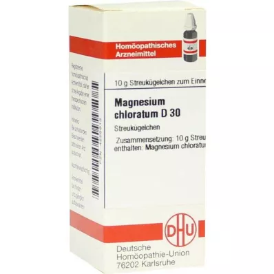 MAGNESIUM CHLORATUM D 30 glóbulos, 10 g MAGNESIUM CHLORATUM D 30 glóbulos, 10 g