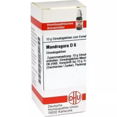MANDRAGORA D 6 glóbulos, 10 g
