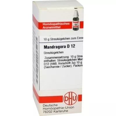 MANDRAGORA D 12 glóbulos, 10 g