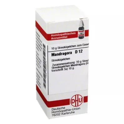 MANDRAGORA D 12 glóbulos, 10 g MANDRAGORA D 12 glóbulos, 10 g