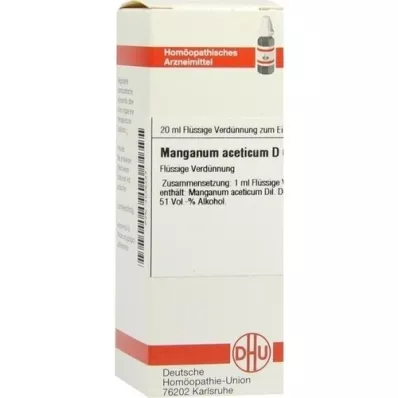 MANGANUM ACETICUM Diluição D 6, 20 ml