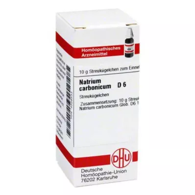 NATRIUM CARBONICUM D 6 glóbulos, 10 g