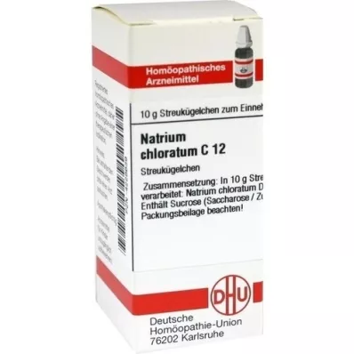 NATRIUM CHLORATUM C 12 glóbulos, 10 g