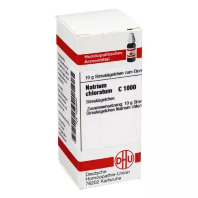 NATRIUM CHLORATUM C 1000 glóbulos, 10 g