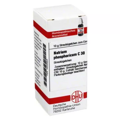 NATRIUM PHOSPHORICUM C 30 glóbulos, 10 g NATRIUM PHOSPHORICUM C 30 glóbulos, 10 g