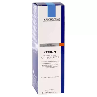 ROCHE-POSAY Champô Kerium creme para pele seca, 200 ml ROCHE-POSAY Champô Kerium creme para pele seca, 200 ml