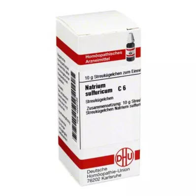 NATRIUM SULFURICUM C 6 glóbulos, 10 g