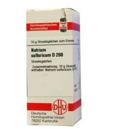 NATRIUM SULFURICUM D 200 glóbulos, 10 g