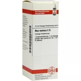 NUX VOMICA Diluição C 6, 20 ml