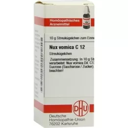 NUX VOMICA C 12 glóbulos, 10 g