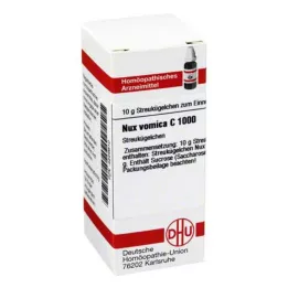 NUX VOMICA C 1000 glóbulos, 10 g