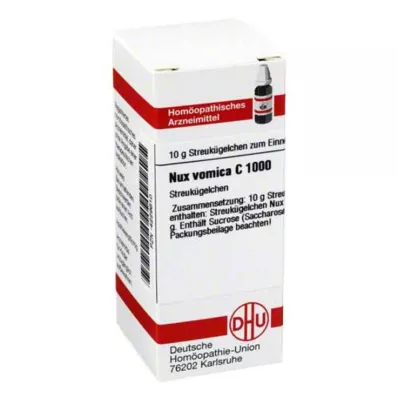 NUX VOMICA C 1000 glóbulos, 10 g