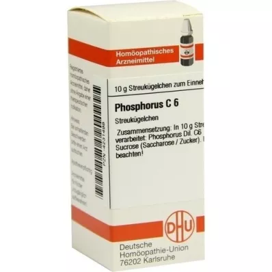 PHOSPHORUS C 6 glóbulos, 10 g