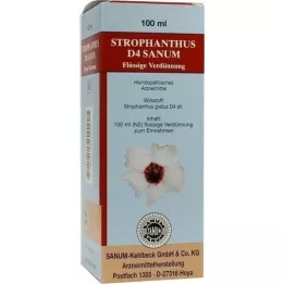 STROPHANTHUS D 4 gotas de Sanum, 100 ml