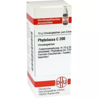 PHYTOLACCA C 200 glóbulos, 10 g