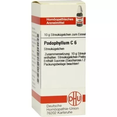 PODOPHYLLUM C 6 glóbulos, 10 g