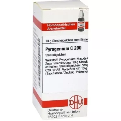 PYROGENIUM C 200 glóbulos, 10 g