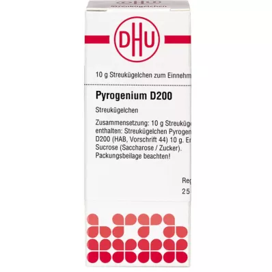 PYROGENIUM D 200 glóbulos, 10 g