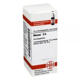 RHEUM D 6 glóbulos, 10 g