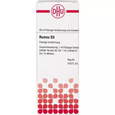 RUMEX Diluição D 3, 50 ml