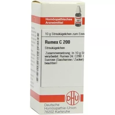 RUMEX C 200 glóbulos, 10 g