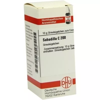SABADILLA C 200 glóbulos, 10 g
