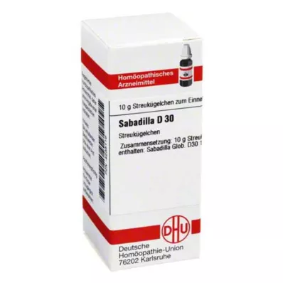 SABADILLA D 30 glóbulos, 10 g SABADILLA D 30 glóbulos, 10 g