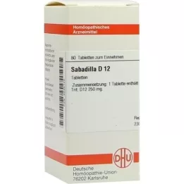 SABADILLA D 12 Comprimidos, 80 Cápsulas