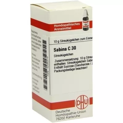SABINA C 30 glóbulos, 10 g